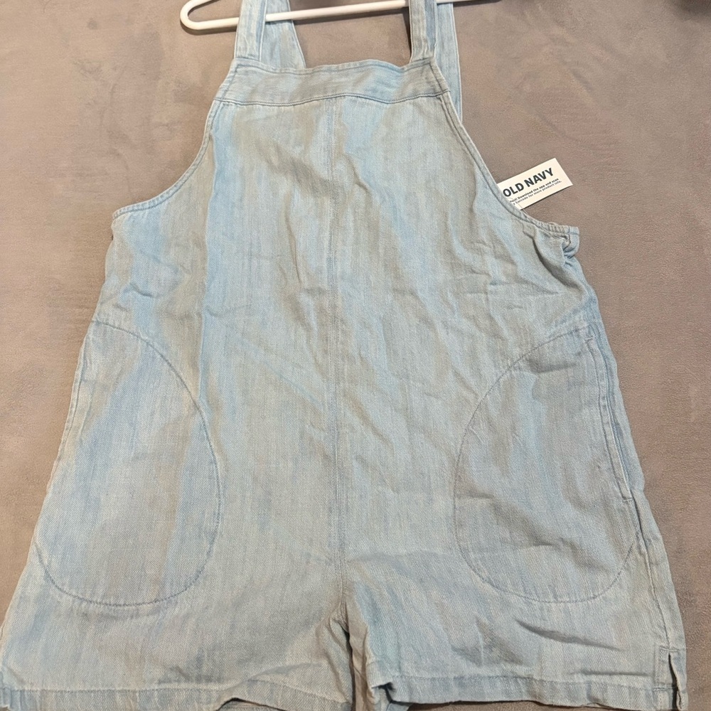 Old Navy Sky Blue Denim short jumpsuit Apparel